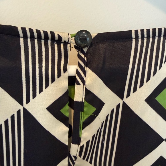 💋 Nine West Geometric Patterned Women's Top 162 - Picture 6 of 8